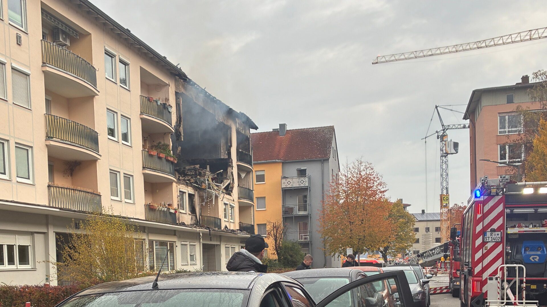 Abgebrannte Wohnung