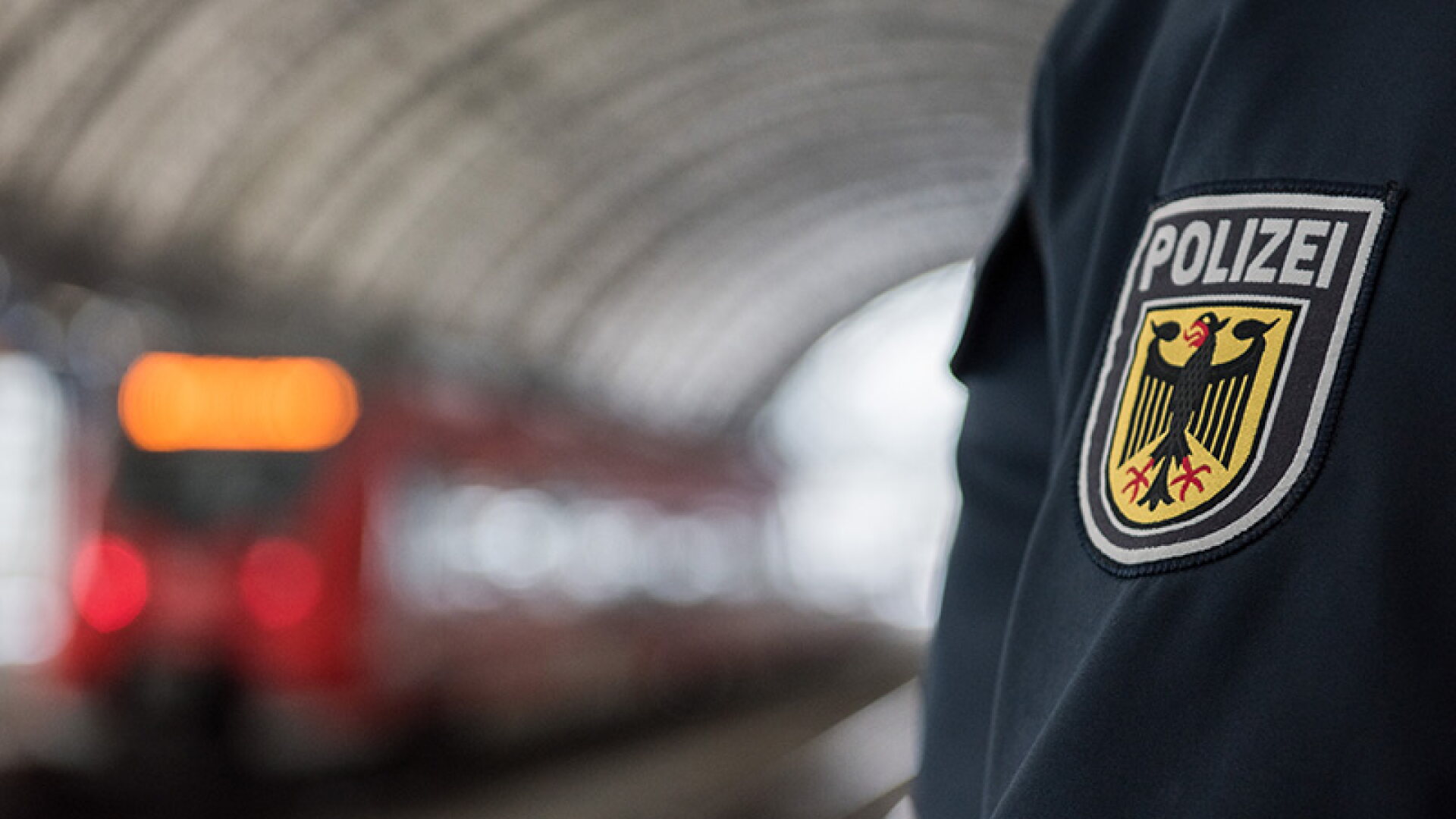 Bundespolizei am Bahnhof