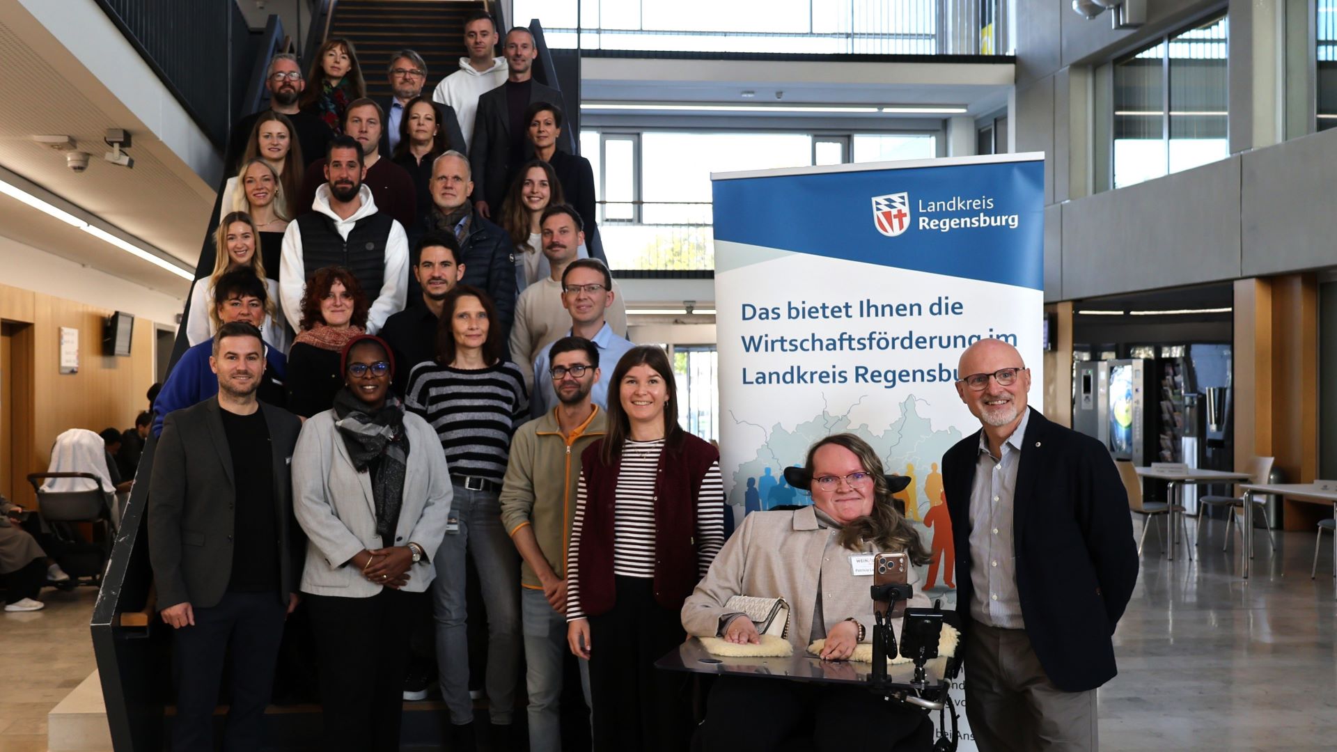 Gruppenfoto Job-Speed-Dating